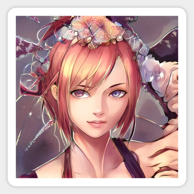 anime girl japan manga character Sticker by animegirlnft